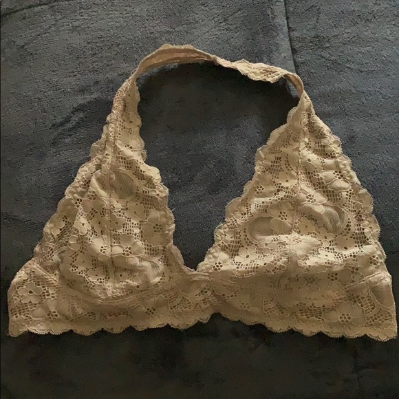 Free People Galloon Nude Halter Bra - Picture 1 of 3